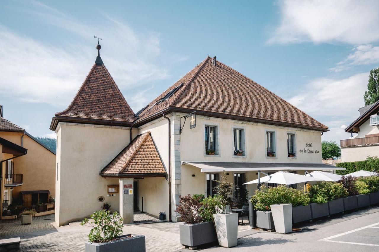 Hotel-Restaurant La Croix D'Or Ballaigues 外观 照片